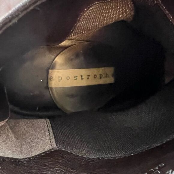 Apostrophe Rory‎ Leather Heeled Booties - Picture 9 of 10